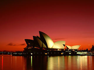 Scarlet Night, Sydney Opera House, Sydney, Australia Hot Wallpapers