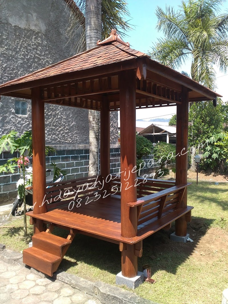 Konsep Gazebo Kayu, Model Pintu