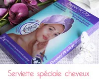 Sweet'N Dry, la serviette microfibre spéciale cheveux