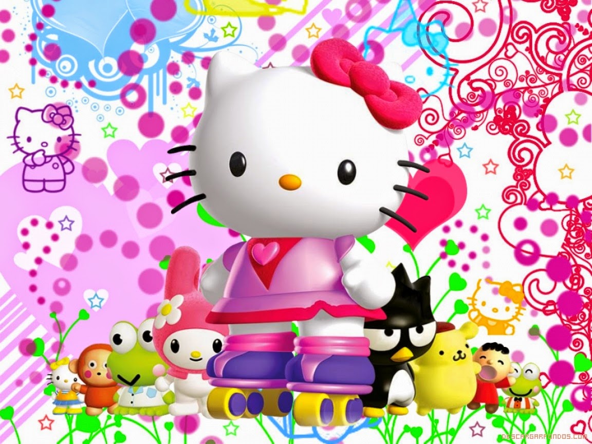  Gambar  Hello Kitty Wallpaper HD  Animasi  Bergerak Lucu 