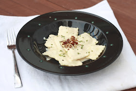 Ravioli with Pumpkin Yogurt Sauce | The Sweets Life