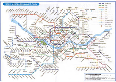Seoul Subway  on 2004 Seoul Subway Map