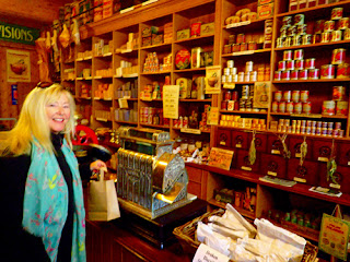 Pat Dunlap Shopping 1900's Town Beamish Museum Great Britain England