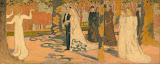 Wedding Procession by Maurice Denis - Genre Paintings from Hermitage Museum