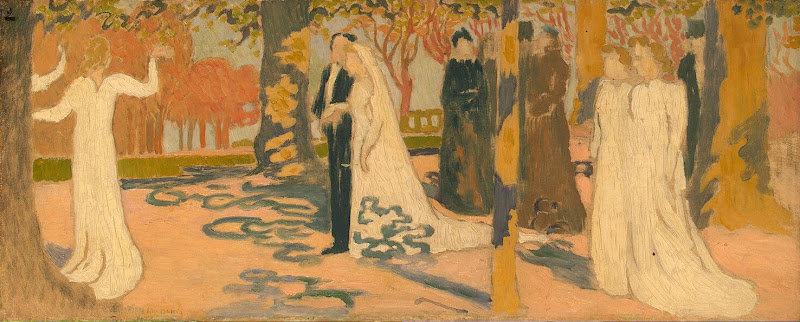 Wedding Procession by Maurice Denis - Genre Paintings from Hermitage Museum