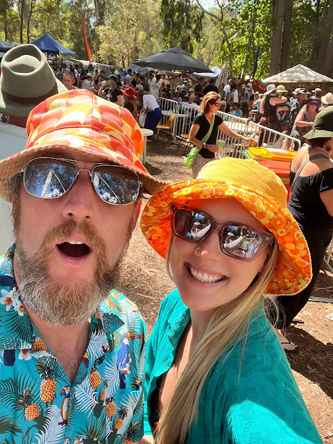 Hanging with the infamous Samantha Sheffield at Nannup Music Festival 2023