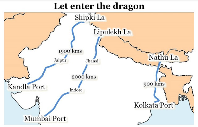 Article about Economic corridor between India & China similar to CPEC