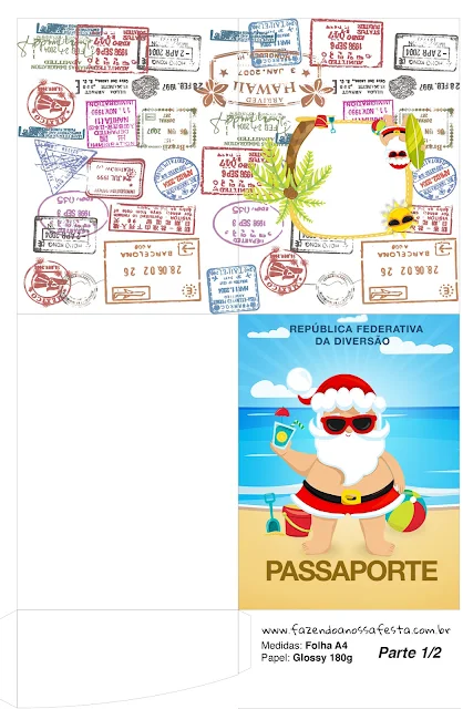 Christmas in the Caribbean: Free Party Printables