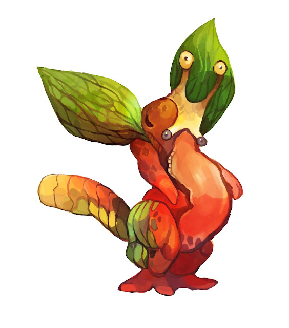 Slugdraegen image - a slug-type creature with a body similar to a dinosaur