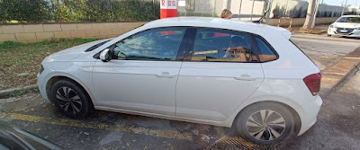 Nuestro coche en Apulia.