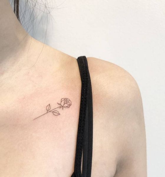 Mini tatuagens femininas delicadas de flores - 95 fotos e modelos