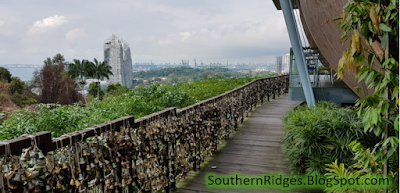 Photograph Panoramic View at Mount Faber, just outside the Aroba restaurant