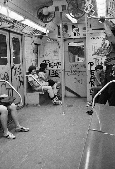 Fotografías del metro de Nueva York en la década de 1970