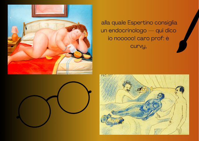 La lettera - F. Botero ; Olympia - P. Picasso