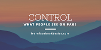 How do I control what visitors can post on my Page on Facebook?