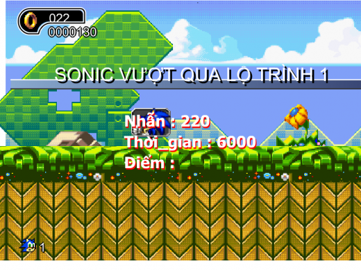 game phiêu lưu Tiểu quái Sonic