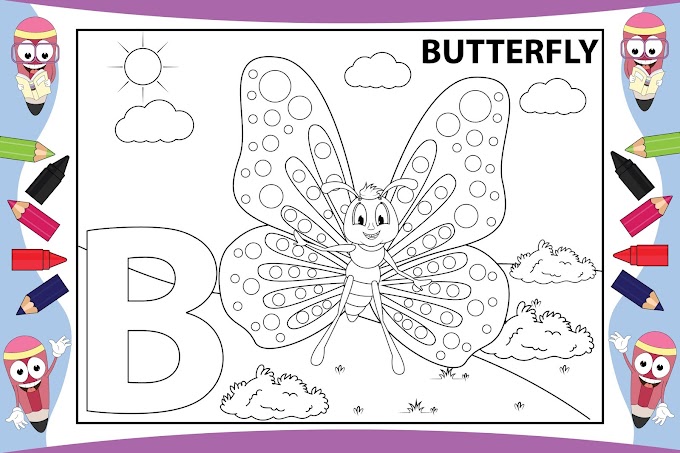 Coloring Animal-Free Download(butterfly)