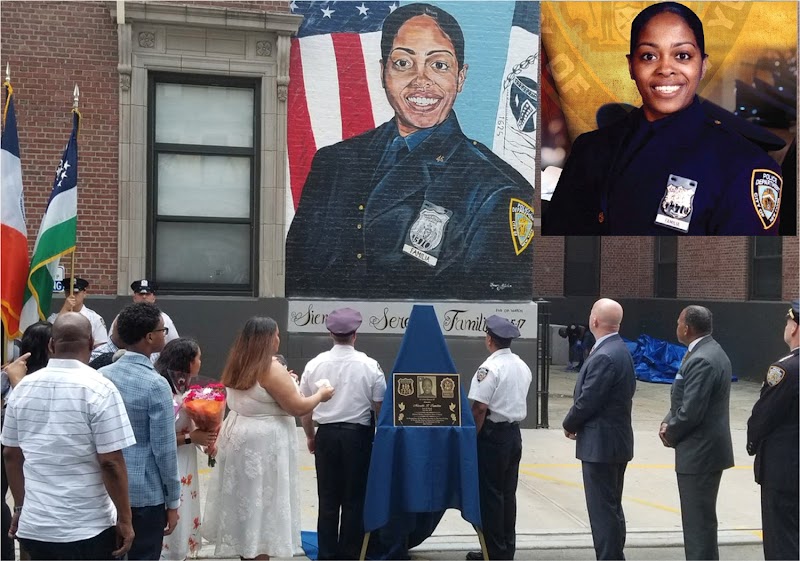 Desvelan mural y placa en memoria a policía dominicana asesinada en 2017 en El Bronx 