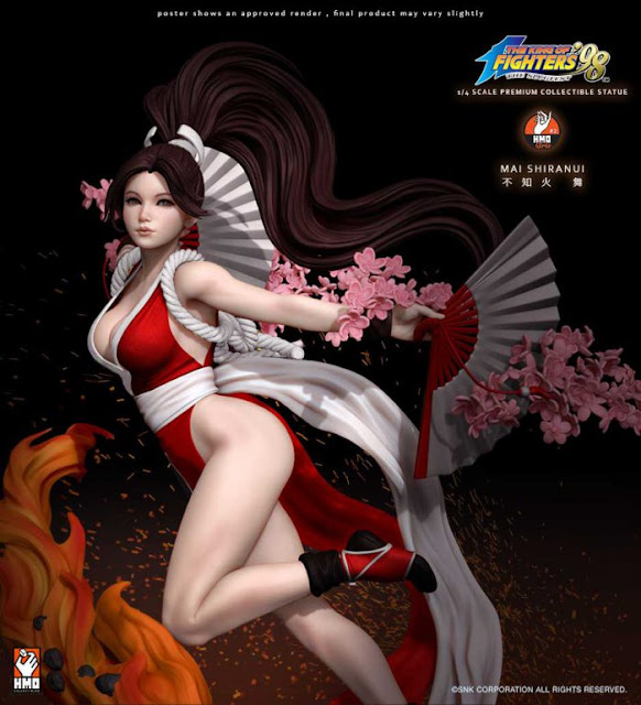 Mai Shiranui 1/4 de "King of Fighters" - Hand Made Object