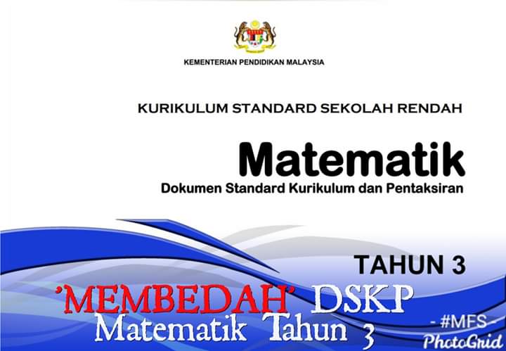 Membedah DSKP Matematik Tahun 3 bagi 2020 - Ebook Cikgu Fadli