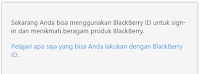 Daftar blackberry id
