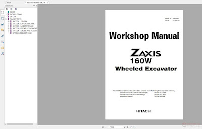 Hitachi Workshop,Technical Manual and Wiring Diagram Full DVD