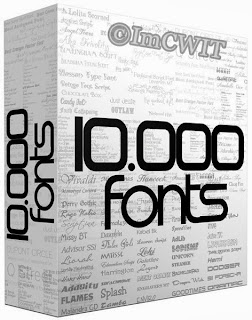 Free Download 10000 Huge Collection of Fonts 2013