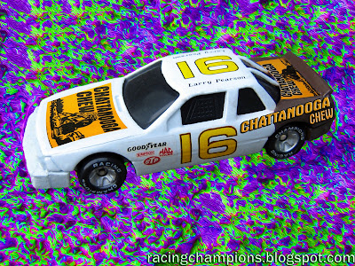 Larry Pearson #16 Racing Champions 1/64 NASCAR diecast blog David #21 