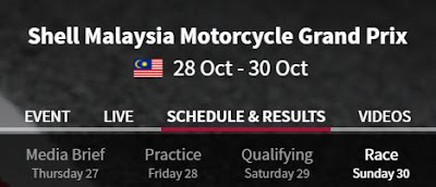 Jadwal MotoGP Sepang Malaysia 2016