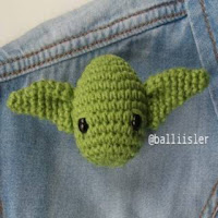 PATRON BROCHE YODA DE CROCHET