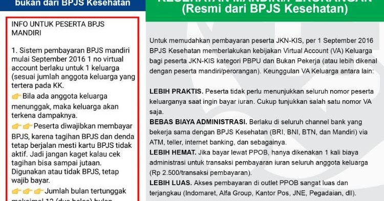 Klarifikasi BPJS Kesehatan Tentang Aturan Pembayaran Baru 