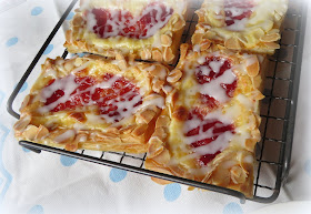 Strawberry Almond Cream Cheese Danish