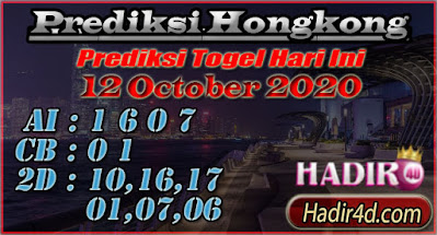 PREDIKSI TOGEL HONGKONG 12 OCTOBER 2020