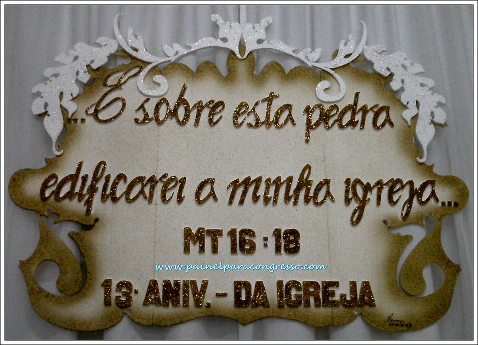 Tema de aniversário da igreja  nº24