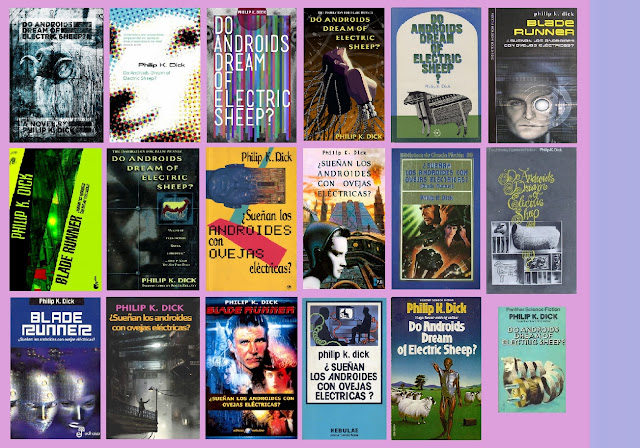 portadas de la novela de ciencia ficción ciberpunk ¿Sueñan los androides con ovejas eléctricas? de Philip K. Dick