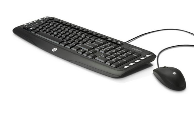 HP Multimedia wired Keyboard and Mouse C2600, available on eBay in GA's Shop