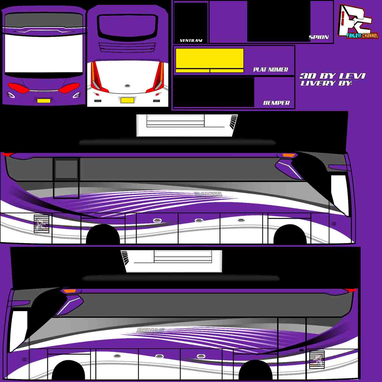 livery bus sjm trans ratu maher