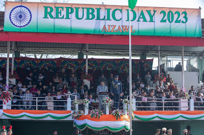 Speech of Mizoram Governor Governor Hari Babu Kambhampati  at Aizawl on the occasion of Republic Day 2023