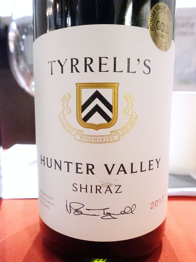 Tyrrell's Hunter Valley Shiraz 2017 (90+ pts)