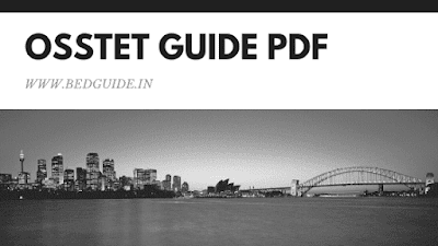 OSSTET Guide Book PDF Download 