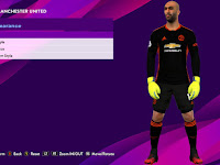 Jersey GK Manchester United 2021 PES 2017