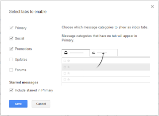 gmail tabbed inbox select tabs
