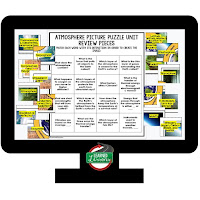 EARTH SCIENCE Activities for Test Prep, Test Review, Study Guides, and Vocabulary Review--PICTURE PUZZLES