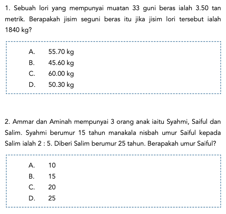 Contoh Soalan Exam Pembantu Tadbir N19 - Ca Contoh