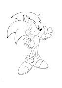 10 Imágenes de Sonic infantiles para colorear