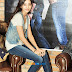 South Korean actress jeans Han Chae Young