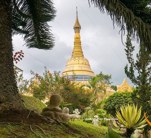 [http://FindWisata.blogspot.com] Pagoda Taman Alam Lumbini, Destinasi Wisata Religi Dan Spot Foto Menarik Di Daerah Berastagi