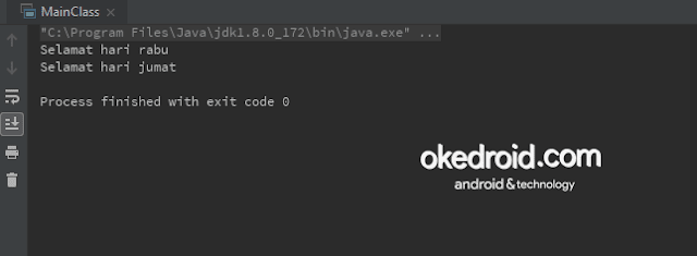 output hasil contoh code fungsi enum enumarasi enumeration di java