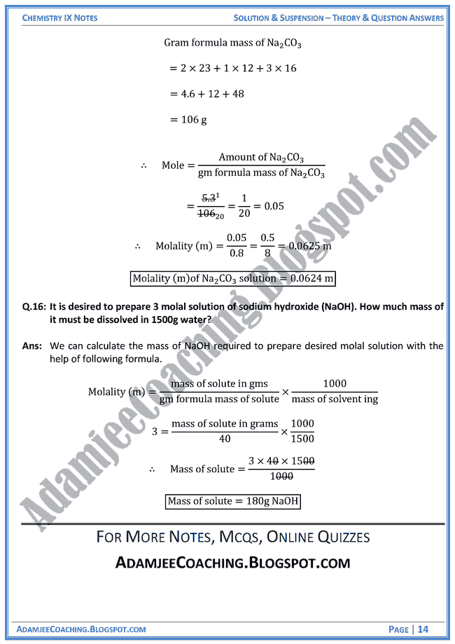 solution-and-suspension-theory-notes-and-question-answers-chemistry-ix