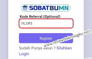 kode referral sobat bumn